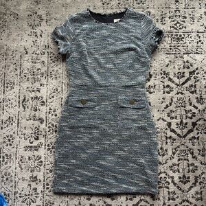 Blue and white knit dress size 8!